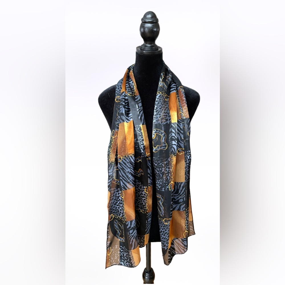 Mixed Print Scarf